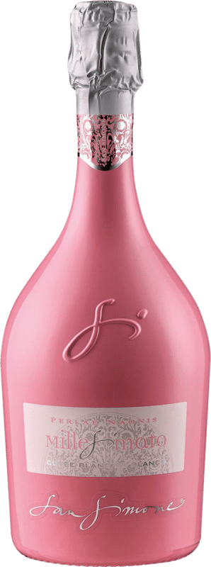 15,95 € 送料無料 | ロゼスパークリングワイン Gino Brisotto Millesimato Cuvée Blanc de Blancs Pink Brut フリウリ - ヴェネツィアジュリア イタリア Chardonnay, Glera ボトル 75 cl