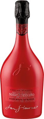 21,95 € Бесплатная доставка | Белое игристое вино Gino Brisotto Brut — брют Red — Красная версия, Cuvée, Millesimato, Blanc de Blancs Фриули-Венеция-Джулия Италия Chardonnay — Шардоне, Glera — Глера 75 cl