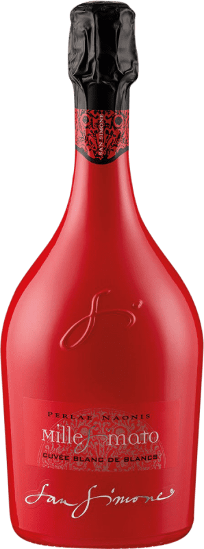 21,95 € 免费送货 | 白起泡酒 Gino Brisotto Brut — 起泡酒 干型 Red — 红色版, Cuvée, Millesimato, Blanc de Blancs 弗留利 - 威尼斯朱利亚 意大利 Chardonnay — 莎当妮, Glera — 格莱拉 75 cl