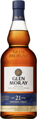 Whisky Single Malt Glen Moray Port Wood Finish 21 Anni 70 cl