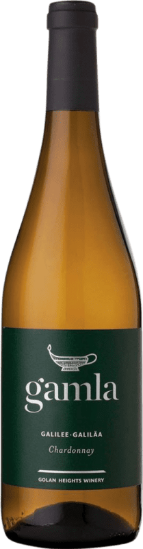 21,95 € Envío gratis | Vino blanco Golan Heights Gamla Crianza Galilea Israel Chardonnay Botella 75 cl