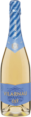 17,95 € Spedizione Gratuita | Spumante Bianco González Byass Vilarnau D.O. Cava Catalogna Spagna Nebbiolo, Macabeo 75 cl Senza Alcol