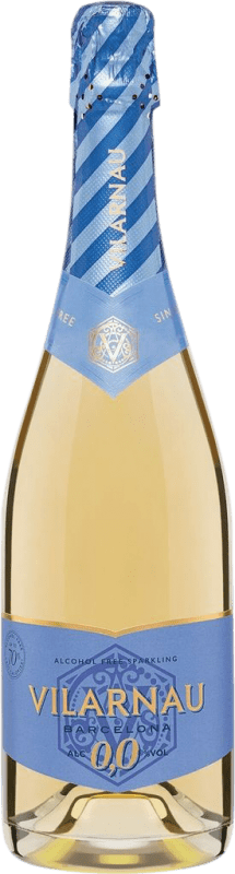 11,95 € Spedizione Gratuita | Spumante Bianco González Byass Vilarnau D.O. Cava Catalogna Spagna Nebbiolo, Macabeo 75 cl Senza Alcol