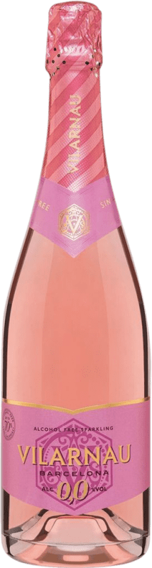 14,95 € Kostenloser Versand | Rosé Sekt González Byass Vilarnau D.O. Cava Katalonien Spanien Garnacha — Grenache Flasche 75 cl Alkoholfrei