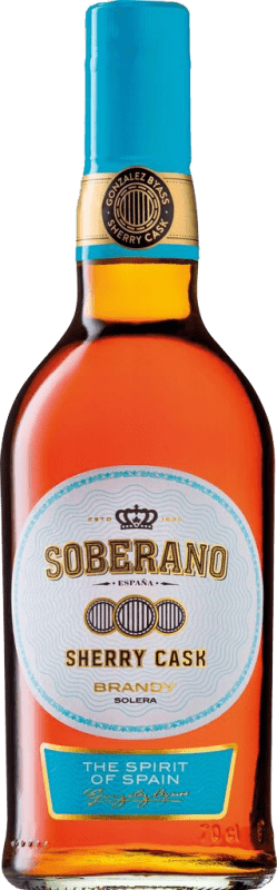 25,95 € Бесплатная доставка | Бренди González Byass Sherry Cask Soberano Solera Андалусия Испания бутылка 1 L