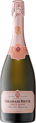 15,95 € Envio grátis | Espumante Rosé Graham Beck Brut — Bruto Clássico, Rosé W.O. Western Cape Western Cape South Coast África do Sul Pinot Noir, Chardonnay 75 cl
