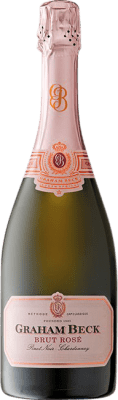 24,95 € 送料無料 | ロゼスパークリングワイン Graham Beck Cap Classique Rosé Brut W.O. Western Cape Western Cape South Coast 南アフリカ Pinot Black, Chardonnay ボトル 75 cl