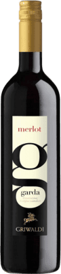 8,95 € Free Shipping | Red wine Griwaldi D.O.C. Garda Venecia Italy Merlot Bottle 75 cl