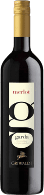 6,95 € Kostenloser Versand | Rotwein Griwaldi D.O.C. Garda Venecia Italien Merlot 75 cl