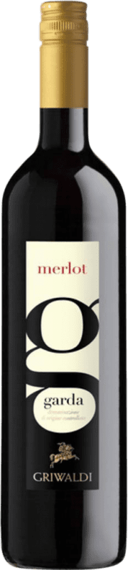 8,95 € Free Shipping | Red wine Griwaldi D.O.C. Garda Venecia Italy Merlot Bottle 75 cl