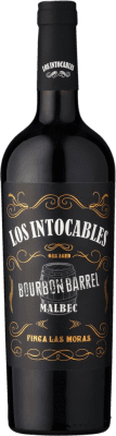 17,95 € 免费送货 | 红酒 Penaflor Finca Las Moras Los Intocables Black I.G. Mendoza 门多萨 阿根廷 Malbec 瓶子 75 cl