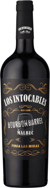 16,95 € Envio grátis | Vinho Tinto Penaflor Finca Las Moras Los Intocables Black — Edição Preta I.G. Mendoza Mendoza Argentina Malbec Garrafa 75 cl