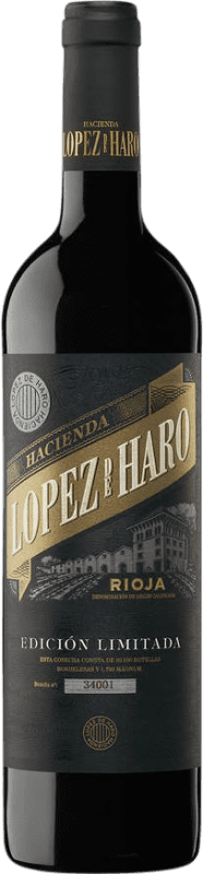 10,95 € 送料無料 | 赤ワイン Hacienda López de Haro 限定版 D.O.Ca. Rioja ラ・リオハ スペイン Tempranillo — テンプラニーリョ, Mazuelo — マスエロ 75 cl