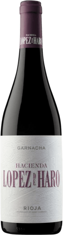 8,95 € 送料無料 | 赤ワイン Hacienda López de Haro D.O.Ca. Rioja ラ・リオハ スペイン Grenache ボトル 75 cl