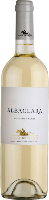 18,95 € Envoi gratuit | Vin blanc Viña Haras de Pirque Albaclara Grande Réserve I.G. Valle del Maipo Santiago de Chile Chili Sauvignon Blanc Bouteille 75 cl