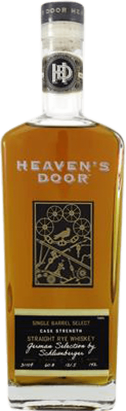 125,95 € 送料無料 | シングルモルトウイスキー Heaven's Door Schlumberger 1 Bourbon Cask Strength — カスクストレングス, セレクション, Straight — ストレート アメリカ 70 cl