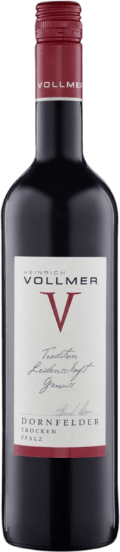 5,95 € 送料無料 | 赤ワイン Heinrich Vollmer Q.b.A. Pfälz Pfälz ドイツ Dornfelder ボトル 75 cl