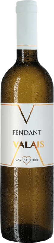 14,95 € 免费送货 | 白酒 Henri Badoux Fendant A.O.C. Valais Valais 瑞士 Chasselas 瓶子 75 cl