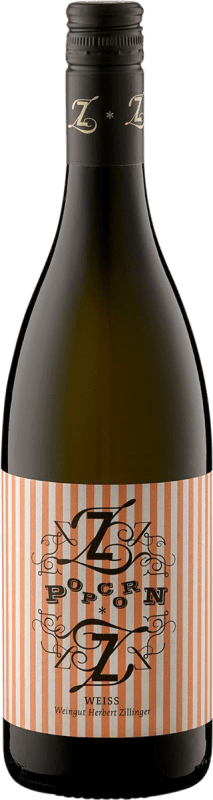 13,95 € 送料無料 | 白ワイン Herbert Zillinger Popcorn Naturwein Cuvée Weiss Bio-Dynamisch D.A.C. Weinviertel オーストリア Pinot White, Grüner Veltliner, Welschriesling ボトル 75 cl