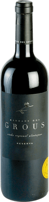 61,95 € Envoi gratuit | Vin Rouge Herdade dos Grous Réserve I.G. Alentejo Alentejo Portugal Syrah, Touriga Nacional, Alicante Bouschet Bouteille 75 cl
