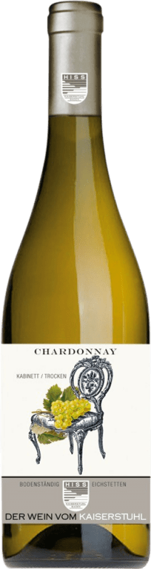 19,95 € Envio grátis | Vinho Branco Hiss Trocken — Seco Baden Alemanha Chardonnay 75 cl