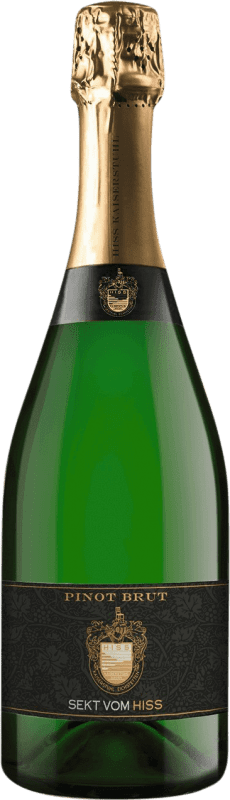 19,95 € Бесплатная доставка | Белое игристое Hiss Pinot Traditionelle Sekt брют Германия Pinot Grey, Pinot Meunier бутылка 75 cl