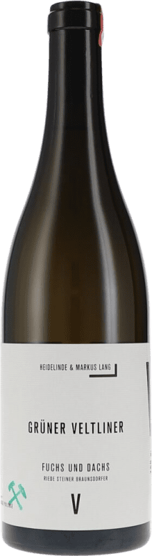 61,95 € 免费送货 | 白酒 HM Lang Riede Braunsdorfer Fuchs & Dachs D.A.C. Kremstal Krems 奥地利 Grüner Veltliner 瓶子 75 cl