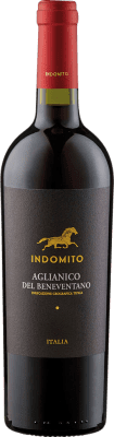 12,95 € Spedizione Gratuita | Vino rosso Indomito I.G.T. Beneventano Italia Aglianico Bottiglia 75 cl