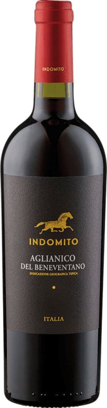 10,95 € Free Shipping | Red wine Indomito I.G.T. Beneventano Italy Aglianico Bottle 75 cl