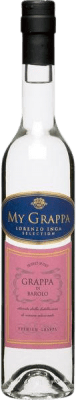 22,95 € Spedizione Gratuita | Grappa Inga D.O.C.G. Barolo Piemonte Italia Nebbiolo Bottiglia Medium 50 cl