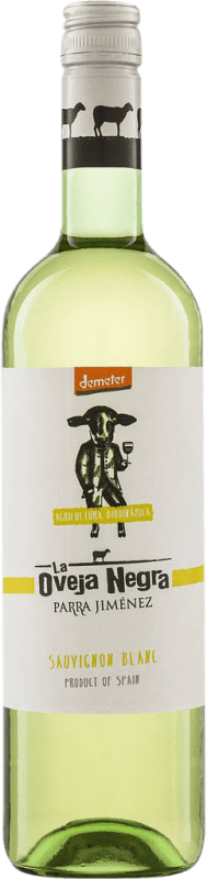 7,95 € Envío gratis | Vino blanco Irjimpa La Oveja Negra Demeter Castilla la Mancha España Sauvignon Blanca Botella 75 cl