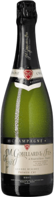 51,95 € 送料無料 | 白スパークリングワイン JM. Gobillard Hautvillers Premier Cru Brut グランド・リザーブ A.O.C. Champagne シャンパン フランス Nebbiolo, Chardonnay, Pinot Meunier ボトル 75 cl