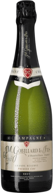 51,95 € Envoi gratuit | Blanc mousseux JM. Gobillard Hautvillers Premier Cru Brut Grande Réserve A.O.C. Champagne Champagne France Nebbiolo, Chardonnay, Pinot Meunier Bouteille 75 cl