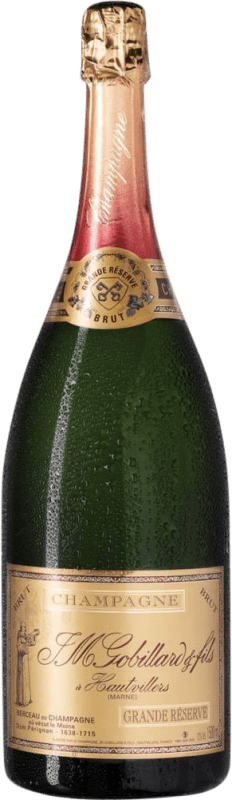 111,95 € Envío gratis | Espumoso Blanco JM. Gobillard Hautvillers Brut 1er Premier Cru Gran Reserva A.O.C. Champagne Champagne Francia Nebbiolo, Chardonnay, Pinot Meunier Botella Magnum 1,5 L