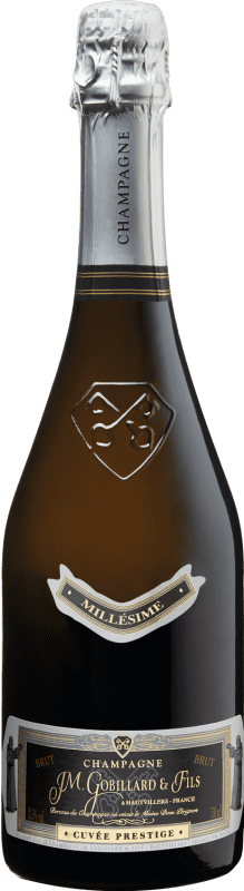 59,95 € Envoi gratuit | Vin Mousseux Blanc JM. Gobillard Hautvillers Brut Cuvée, Millésimé, Prestige A.O.C. Champagne Champagne France Nebbiolo, Chardonnay Bouteille 75 cl