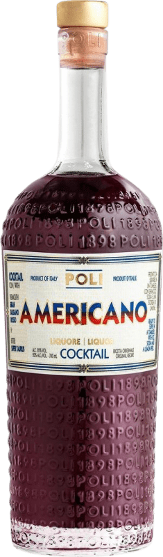 31,95 € Envio grátis | Aguardente Grappa Jacopo Poli Americano Cocktail Premix I.G.T. Venezia Venecia Itália Garrafa 70 cl