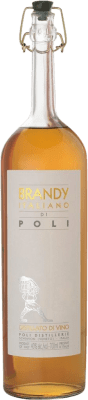 14,95 € Envío gratis | Brandy Poli Italiano I.G.T. Venezia Venecia Italia Trebbiano 3 Años 70 cl