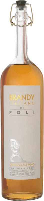 47,95 € Envio grátis | Brandy Conhaque Jacopo Poli Italiano I.G.T. Venezia Venecia Itália Trebbiano 3 Anos Garrafa 70 cl