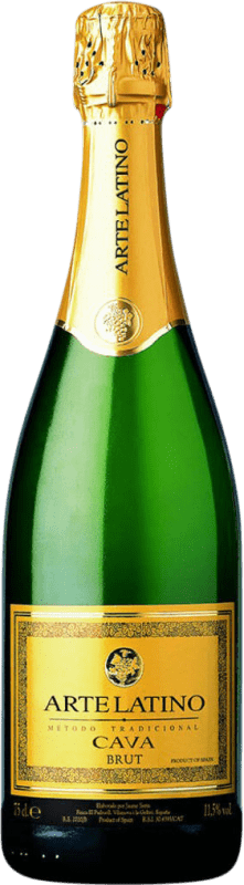 10,95 € 送料無料 | 白スパークリングワイン Jaume Serra Arte Latino Brut D.O. Cava カタロニア スペイン Macabeo, Xarel·lo, Parellada ボトル 75 cl