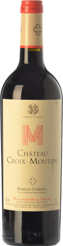 17,95 € Envoi gratuit | Vin rouge Jean Philippe Janoueix Château Croix Mouton Crianza A.O.C. Bordeaux Supérieur Bordeaux France Merlot, Cabernet Franc Bouteille 75 cl