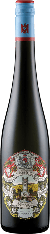 19,95 € Envio grátis | Vinho branco Joachim Flick Hochheim Königin Victoriaberg V.D.P. Erste Lage Rheingau Alemanha Riesling Garrafa 75 cl