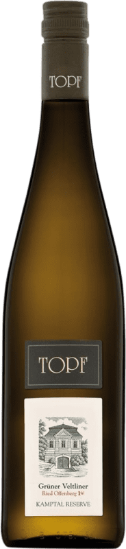 49,95 € Envío gratis | Vino blanco Johann Topf Offenberg Reserva I.G. Kamptal Kamptal Austria Grüner Veltliner Botella 75 cl