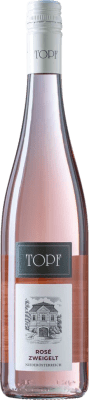 18,95 € Kostenloser Versand | Rosé-Wein Johann Topf Strassertal Rosé I.G. Kamptal Kamptal Österreich Zweigelt Flasche 75 cl