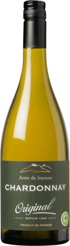 8,95 € Бесплатная доставка | Белое вино Joyeuse Original I.G.P. Vin de Pays d'Oc Бордо Франция Chardonnay бутылка 75 cl