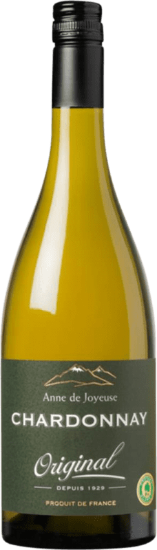 8,95 € Envío gratis | Vino Blanco Joyeuse Original I.G.P. Vin de Pays d'Oc Burdeos Francia Chardonnay 75 cl