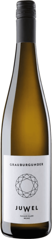 9,95 € Envio grátis | Vinho branco Juliane Eller Juwel Seco Q.b.A. Rheinhessen Rheinhessen Alemanha Pinot Cinza Garrafa 75 cl