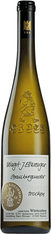36,95 € Free Shipping | White Wine Jürgen Ellwanger Hades Trocken — Dry I.G. Baden Baden-Württemberg Germany Pinot Gris 75 cl