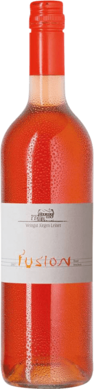 9,95 € Spedizione Gratuita | Vino rosato Jürgen Leiner Fusion Pfälzer Landwein Rosé Secco Q.b.A. Pfälz PFALZ Germania Cabernet Sauvignon, Pinot Nero, Nebbiolo Bottiglia 75 cl