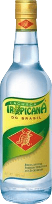 22,95 € Envío gratis | Cachaça Tropicana Brasilianische Premium Brasil Botella 1 L