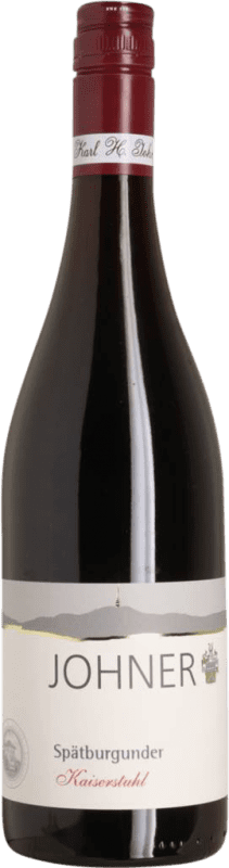 18,95 € Envío gratis | Vino tinto Karl H. Johner Kaiserstuhl Barrique Seco I.G. Baden Baden Alemania Pinot Negro Botella 75 cl